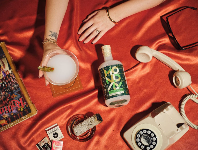Monday Hemp Gin lifestyle photography